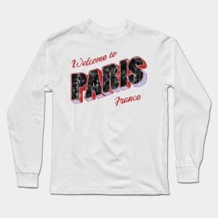 Welcome to Paris Long Sleeve T-Shirt